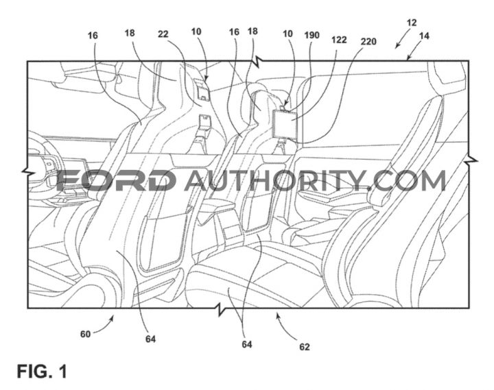Ford Patent Electronic Device Holder
