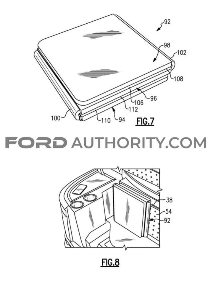 Ford Patent Frunk Work Surfaces