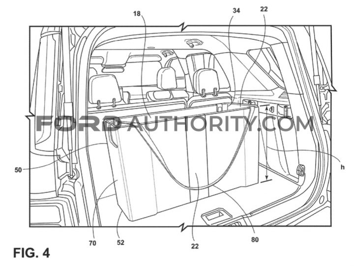 Ford Patent Multifunctional Cargo Cover