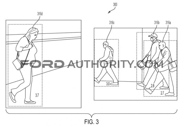 Ford Patent Pedestrian Speed Estimation System