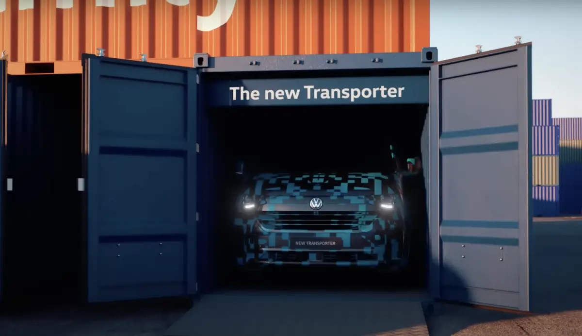 Ford Transit Custom Based VW Transporter Teased: Video