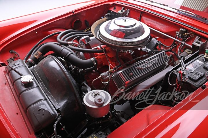 1956 Ford Thunderbird Owned By Kris Jenner - Engine Bay 001