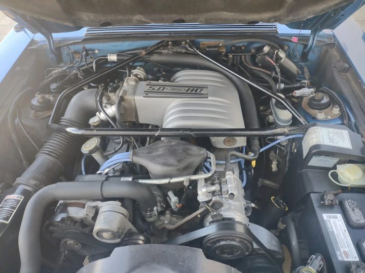 1988 Ford Mustang GT With 17K Miles - Engine Bay 001