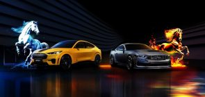 2024 Ford Mustang Dark Horse And Mustang Mach-E China Wallpaper - Exterior 001 - Front Three Quarters