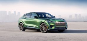 2024 Ford Mustang Mach-E GT Bronze Appearance Package - Exterior 001 - Front Three Quarters