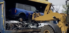 Ford Bronco Gets Crushed - Exterior 001 - Side