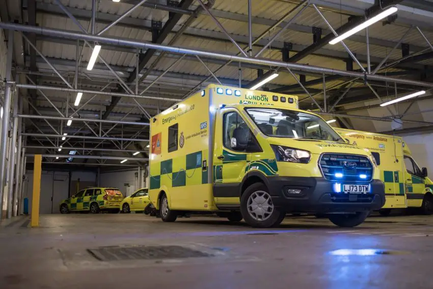 Ford E-Transit Ambulances Are Responding To Calls In London