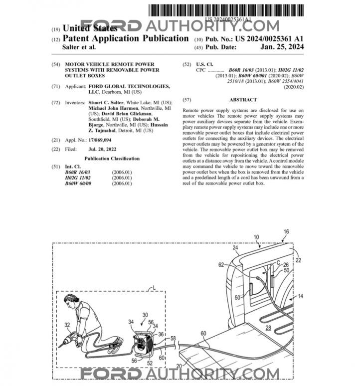 Ford Patent Remote Power Systems