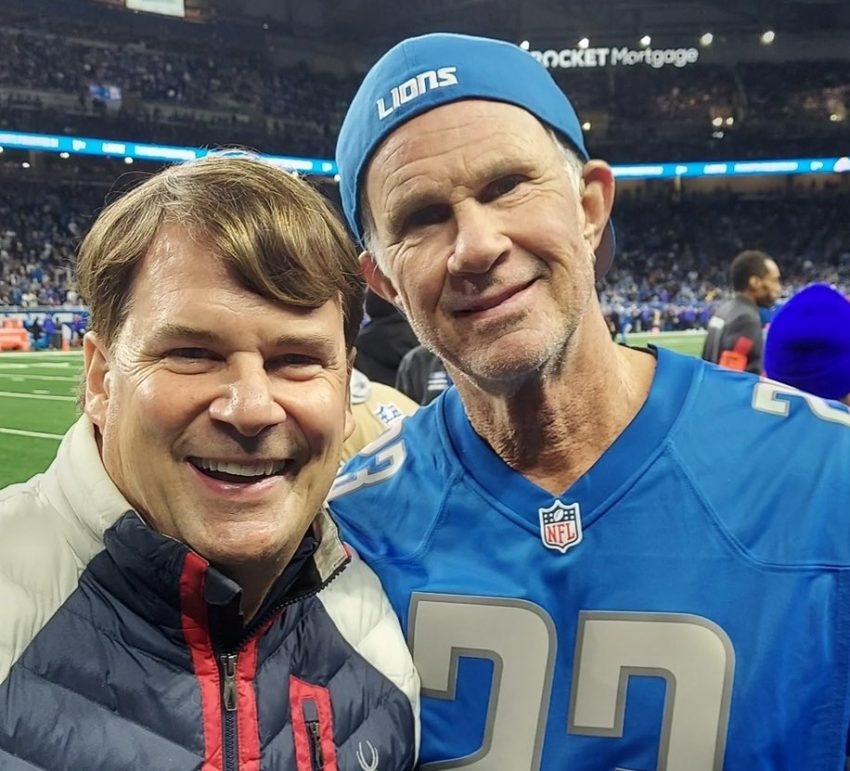 Jim Farley Chad Smith Detroit Lions vs Los Angeles Rams Playoff Game 001