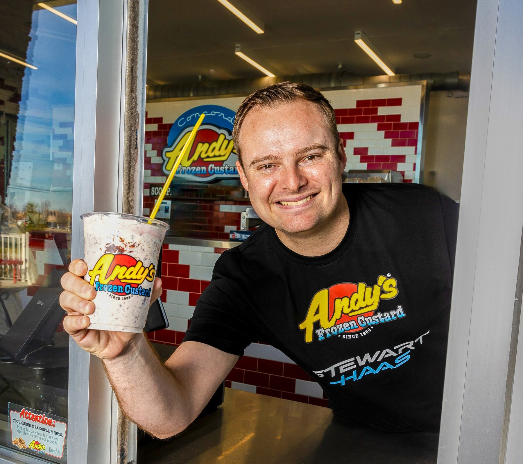 Andy's Custard Sponsors Custer's No. 00 Xfinity NASCAR Ford