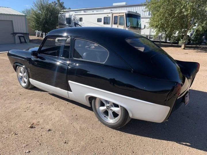 1952 Henry J Corsair-Bodied 1987 Ford Mustang - Exterior 002 - Rear Three Quarters