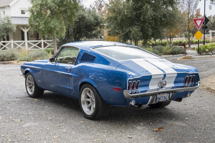 1968 Ford Mustang With Coyote V8 - Exterior 002 - Rear Three Quarters