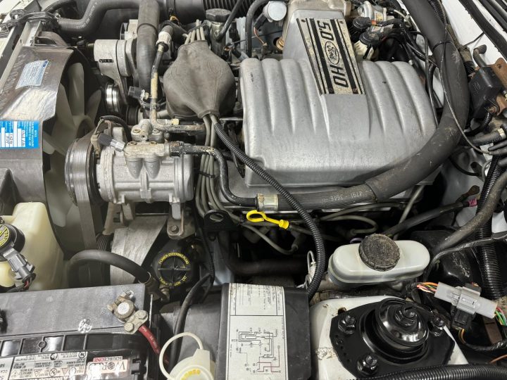 1987 Ford Mustang GT With 19K Miles - Engine Bay 001