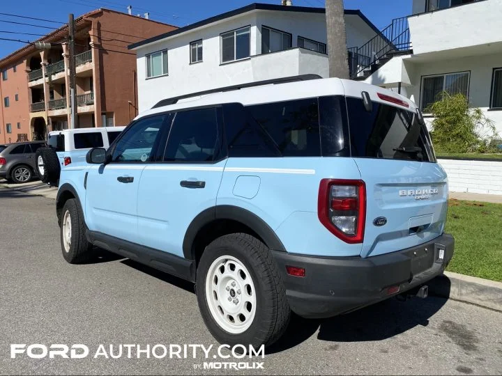 Up to $6,500 off plus low-interest financing and no payments for 90 days along with special lease deals are available on the 2024 Ford Bronco Sport, shown here in the Heritage Edition.