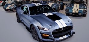 Ford Mustang Shelby GT500 Heritage Edition Sweepstakes - Exterior 001 - Front Three Quarters
