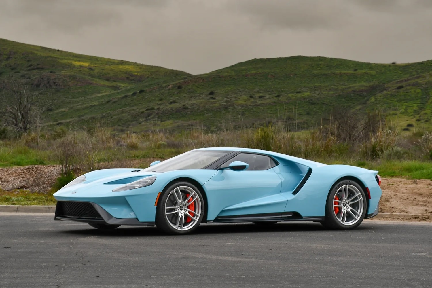 2018 Ford GT With Gulf Blue Paint Up For Auction