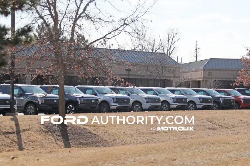 2024 Ford F-150 Lightning EVs Stashed In Dearborn: Live Pics