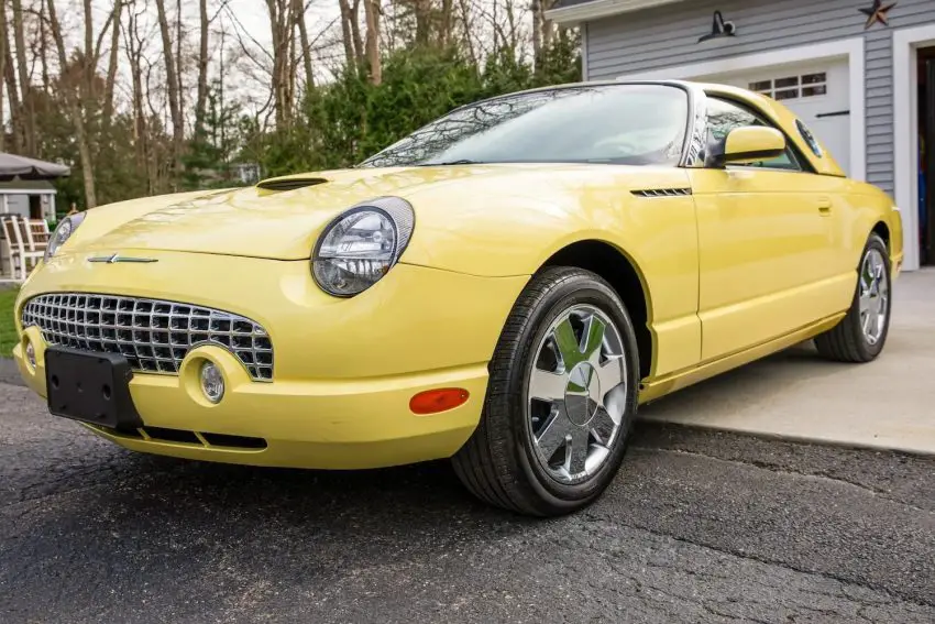 2002 Ford Thunderbird With 54 Miles - Exterior 001 - Front Three Quarters