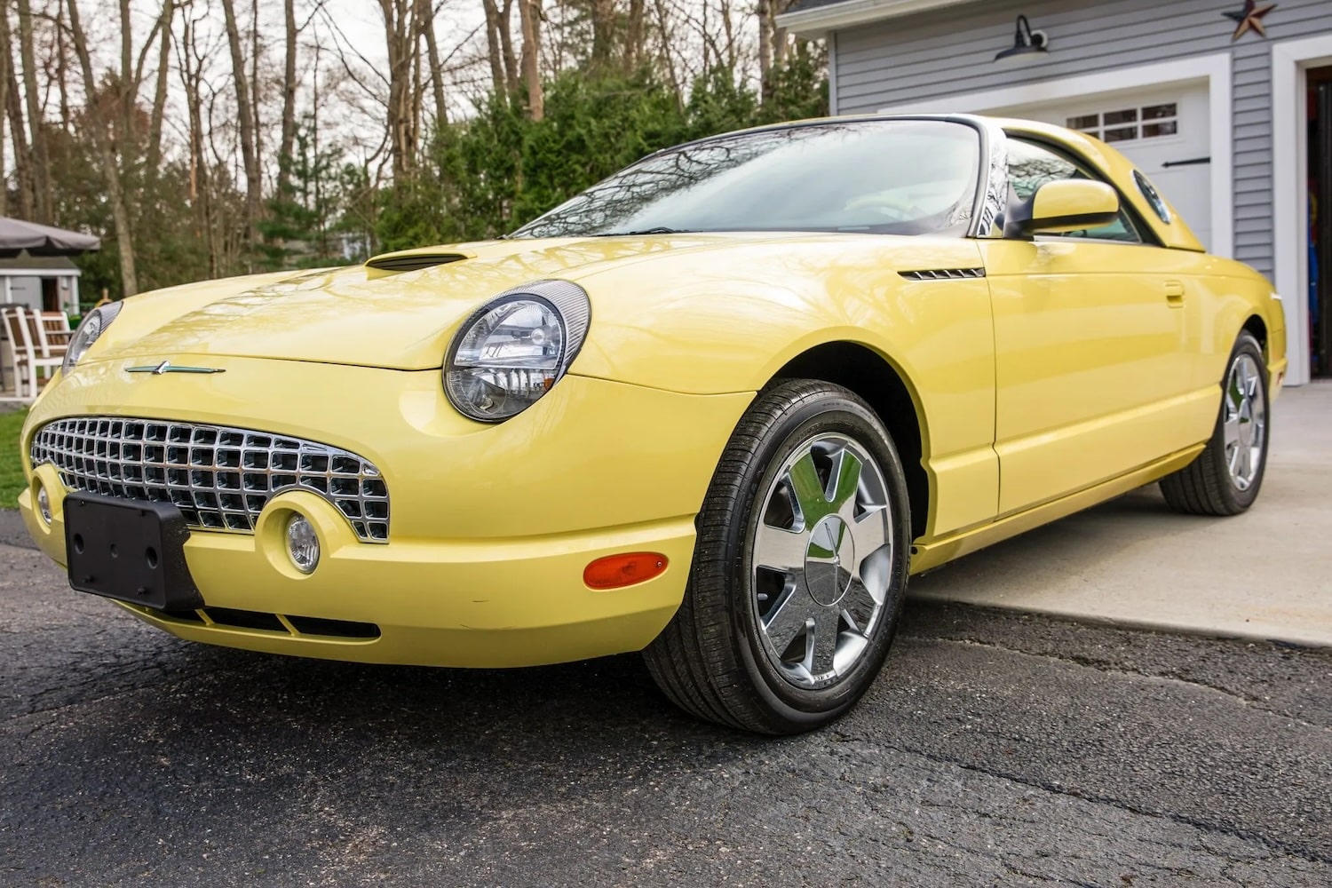 2002 Ford Thunderbird With Just 54 Miles Up For Auction