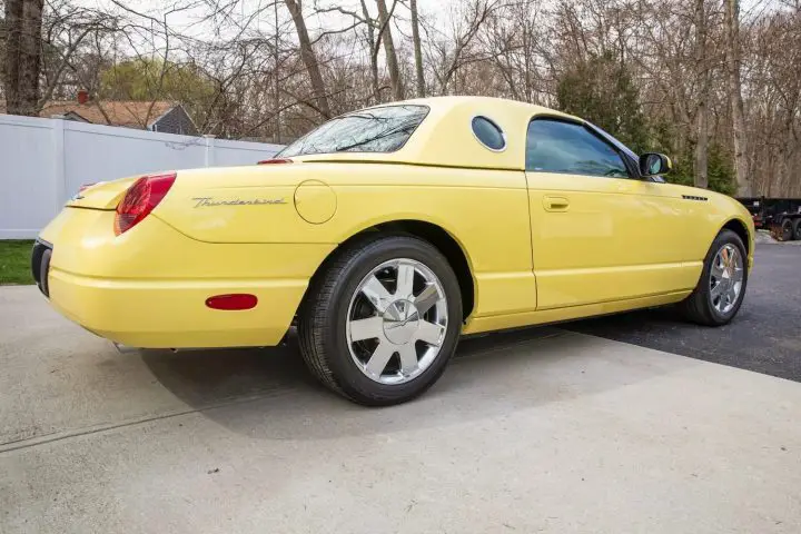 2002 Ford Thunderbird With 54 Miles - Exterior 002 - Rear Three Quarters