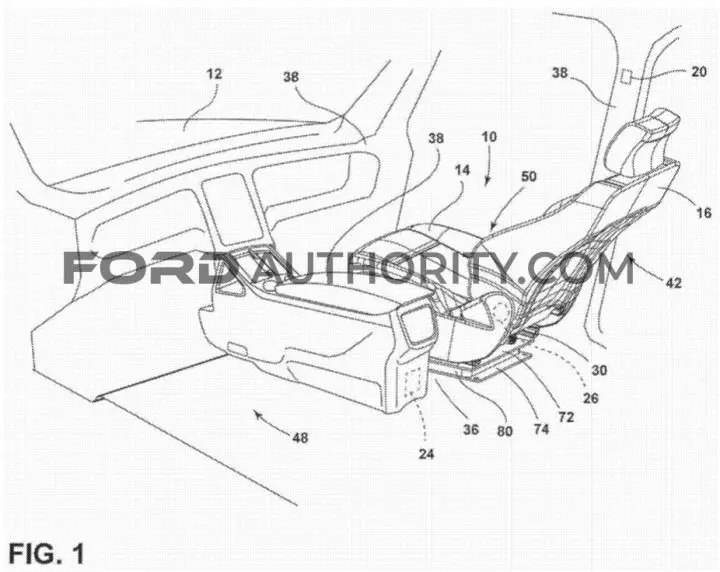 Ford Patent Rotating Seats