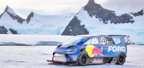 Ford Supervan Antarctica Teaser - Exterior 001 - Front Three Quarters