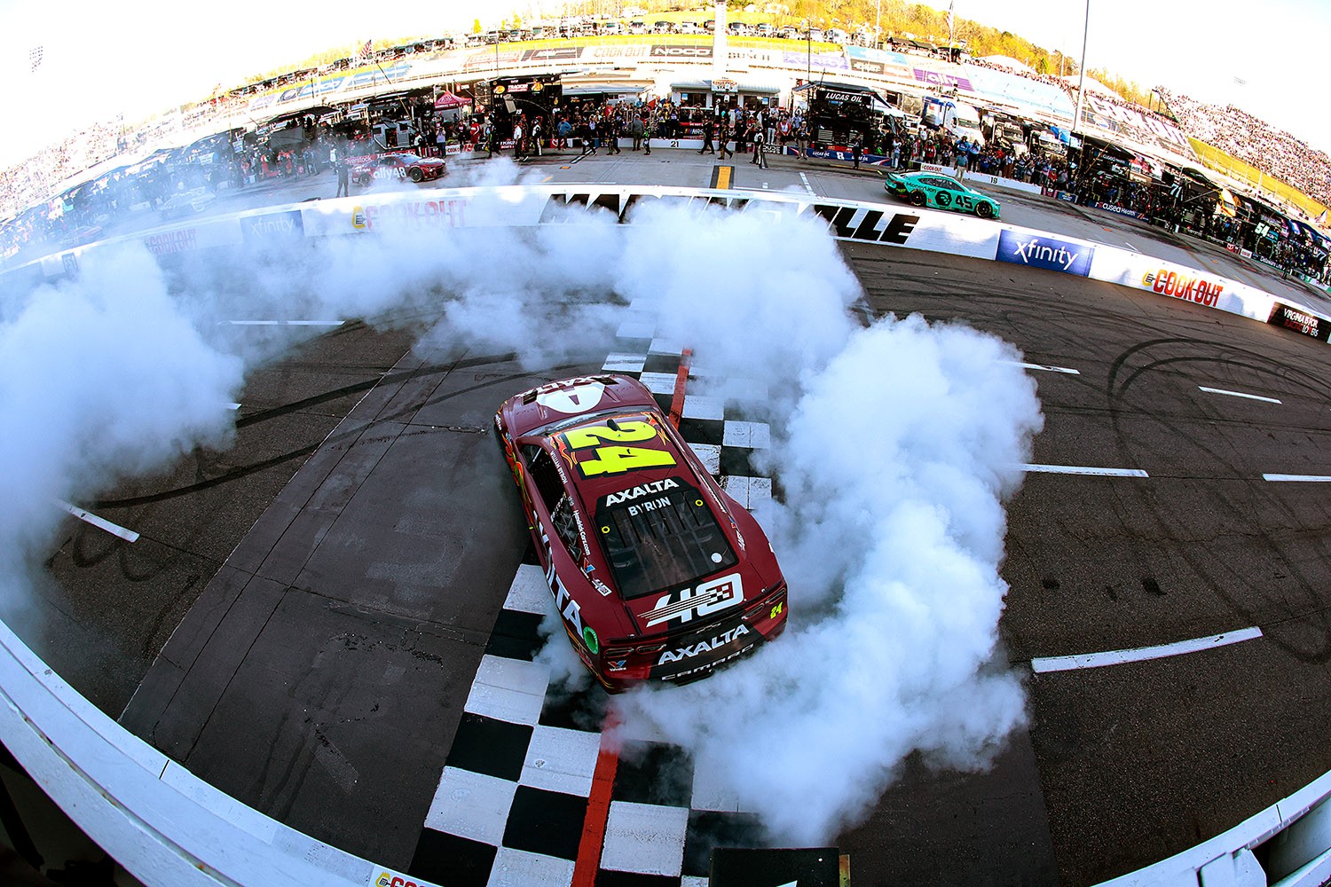 No. 12 NASCAR Ford Salvages P5 Martinsville April '24 Video