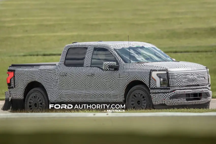 Ford F-150 Lightning Prototype Spotted With More Lug Nuts