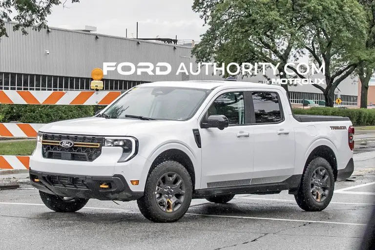 2025 Ford Maverick Tremor Spotted Undisguised With New Tires