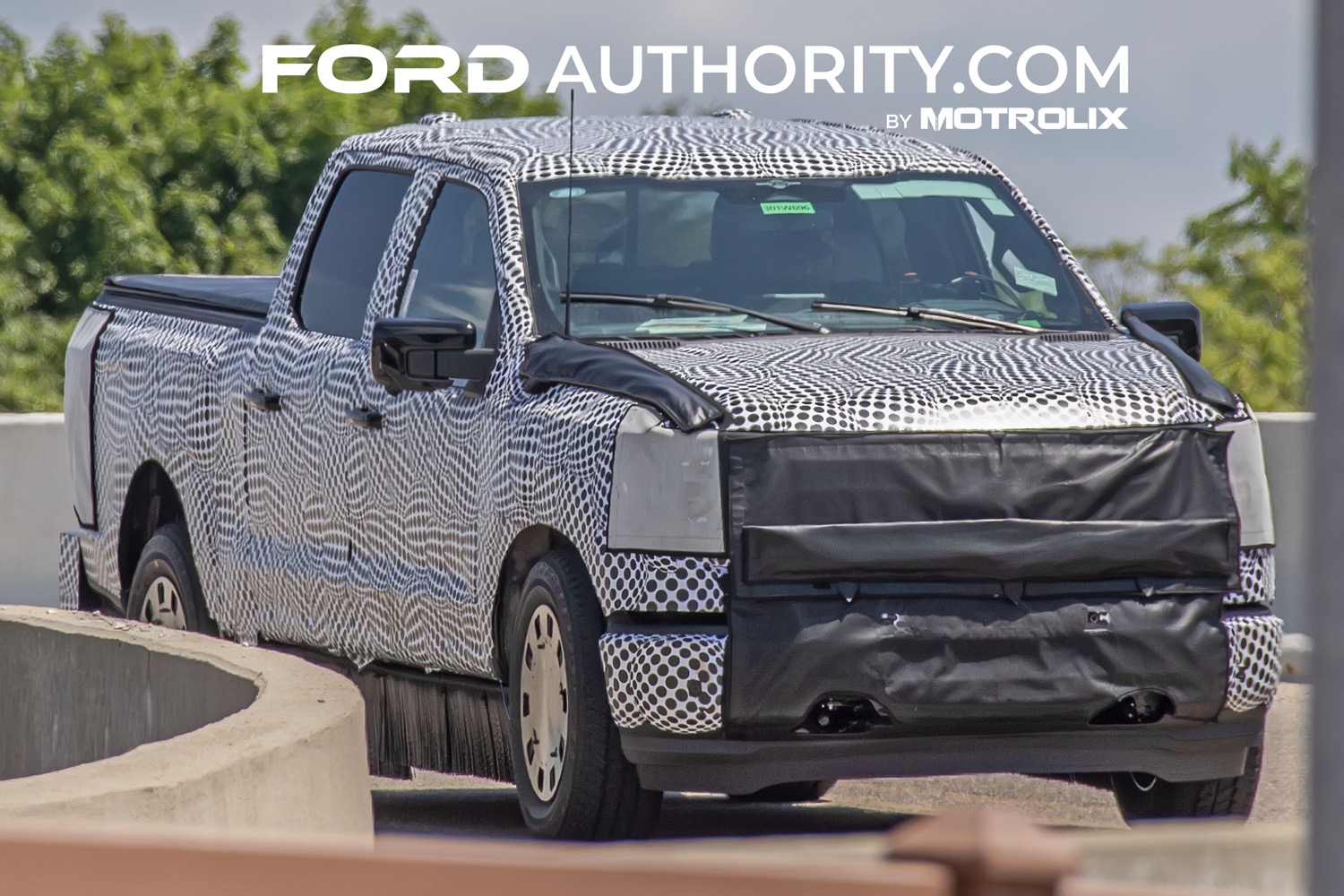 Ford F-150 Lightning Prototype Being Benchmarked Against Tesla Cybertruck