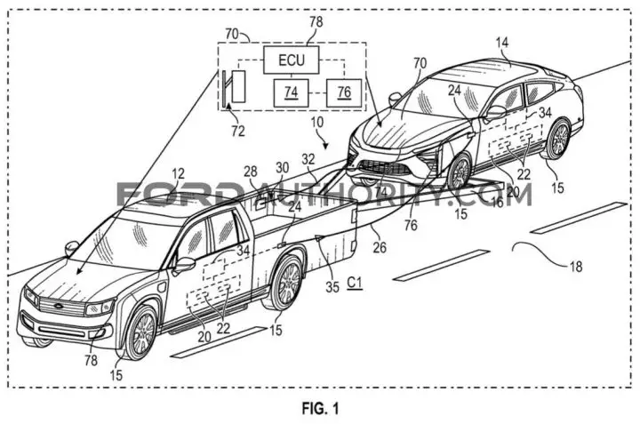Ford Patent In-Flight EV Towing Braking Assistance