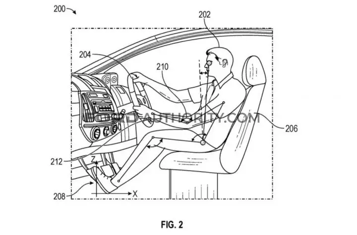 Ford Patent Optimized Driver Seat Pedal Positioning System Using Ulna Length
