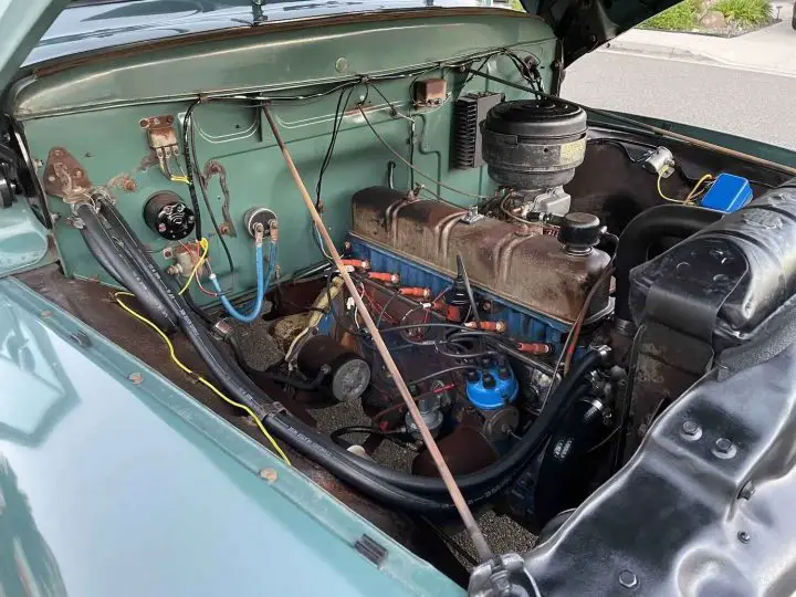 Single Family Owned 1955 Ford F-100 - Engine Bay 001