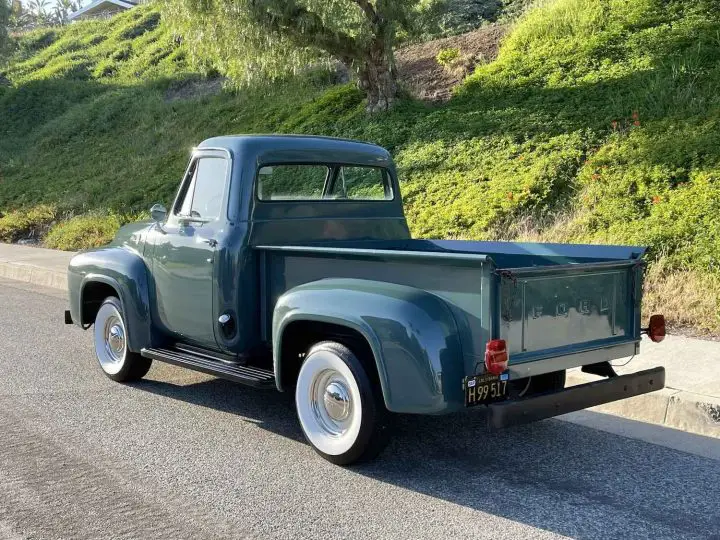 Single Family Owned 1955 Ford F-100 - Exterior 002 - Rear Three Quarters