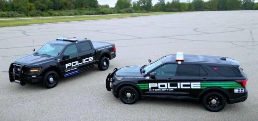 2025 Ford Police Interceptor Utility and Ford F-150 Police Interceptor - Exterior 001 - Front Three Quarters