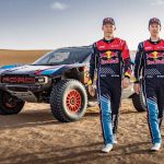 The Ford Ranger Raptor T1+ and driver Mattias Ekström.