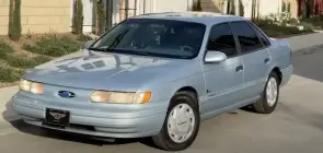 1993 Ford Taurus Junkyard Restoration - Exterior 001 - Front Three Quarters
