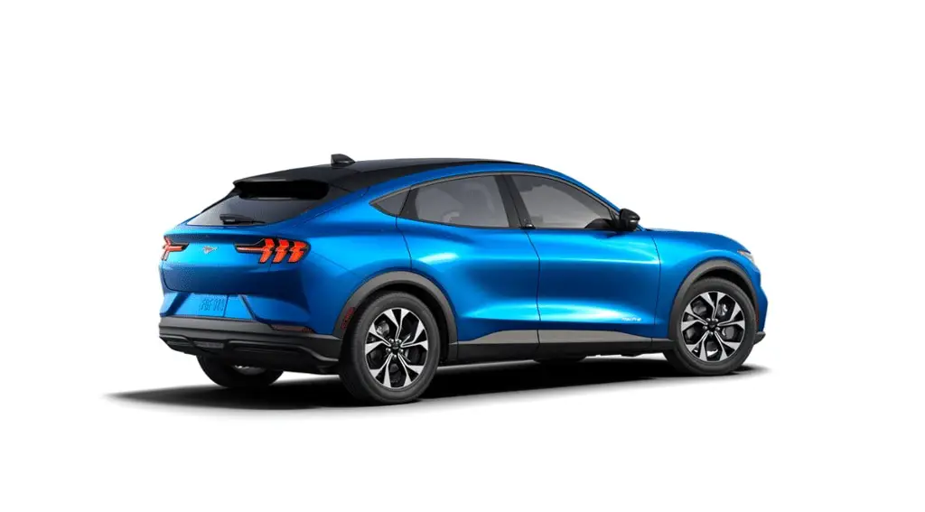 2025 Ford Mustang MachE Adds New Velocity Blue Color First Look