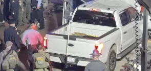 Ford F-150 Lightning New Orleans Terror Attack - Exterior 001 - Rear Three Quarters