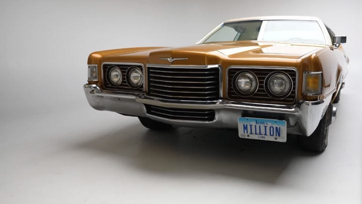 Video still of the 1972 Ford Thunderbird, which is the millionth example of the luxury vehicle that was built. It's currently on display and maintained by the Petersen Museum. 