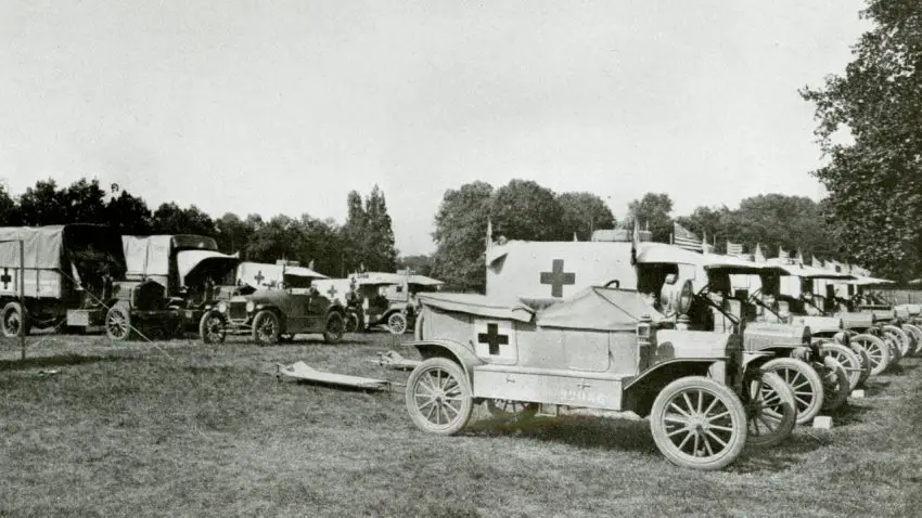 Red Cross Extensively Used Ford Model T Ambulances In World War I