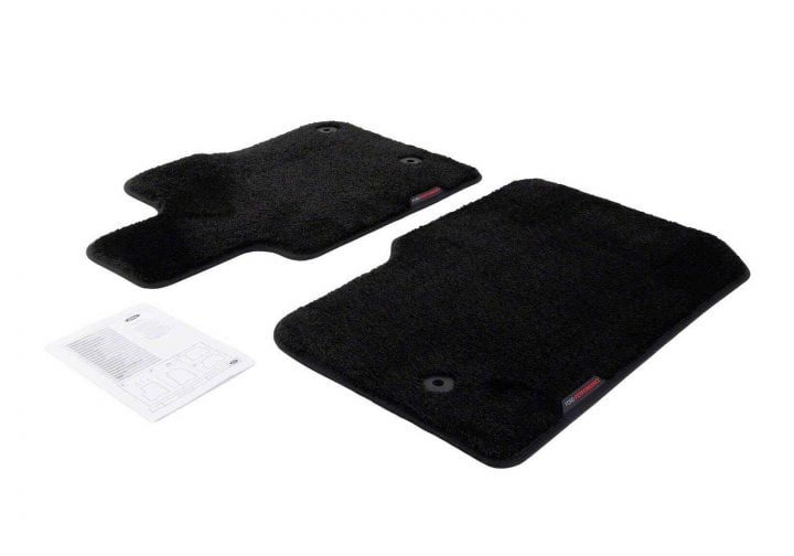 A photo of the new 2021-2025 Ford Bronco premium floor mat set.