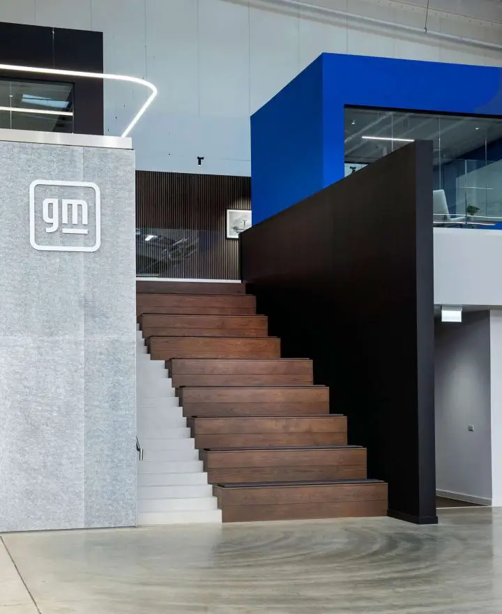 Photo of the interior of the new GM design center in England. While Ford never left the market, GM is venturing back in after nearly 10 years. 