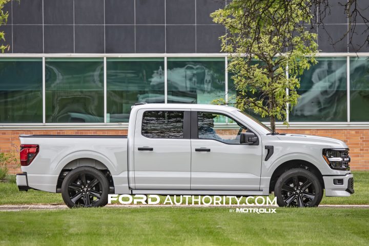 Side view of 2026 Ford F-150 Lobo prototype.