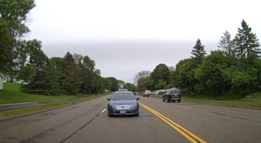 Ford Fusion Near Miss Crash - Exterior 001 - Front
