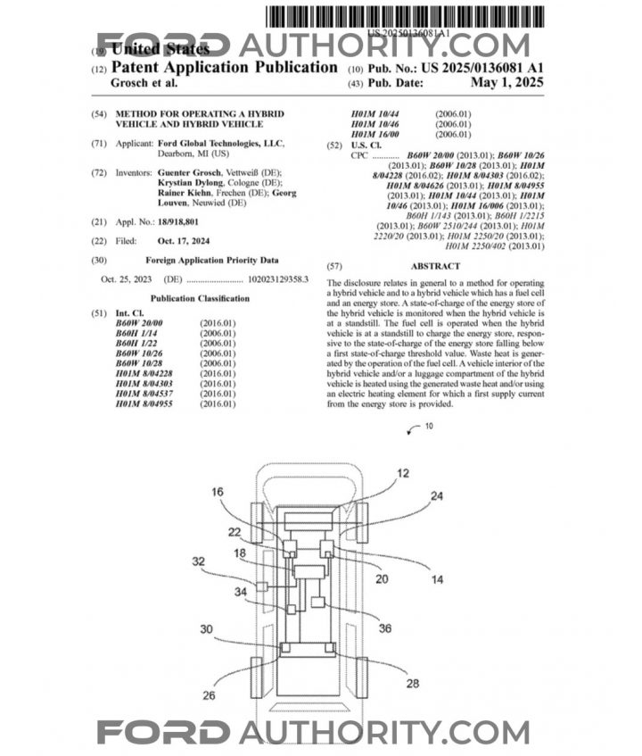 A Ford patent for a more efficient heating system in hybrids.