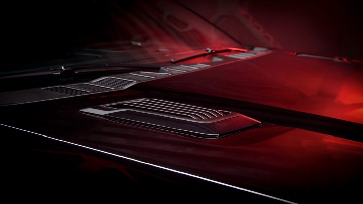 2025 Ford F-150 Lobo hood cowl. 