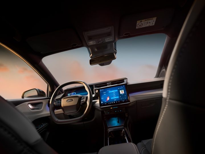 A photo showing the interior of the 2025 Ford Puma Sound Edition.