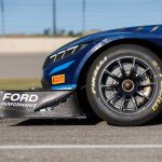 Ford Super Mustang Mach-E front driver side tire, official press photo.
