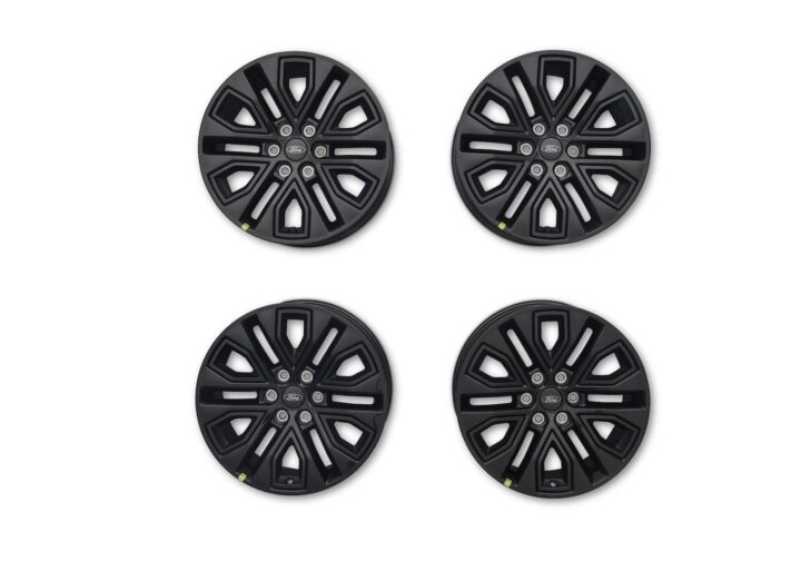 A photo showing the new 2015-2023 Ford F-150 wheel insert kit.